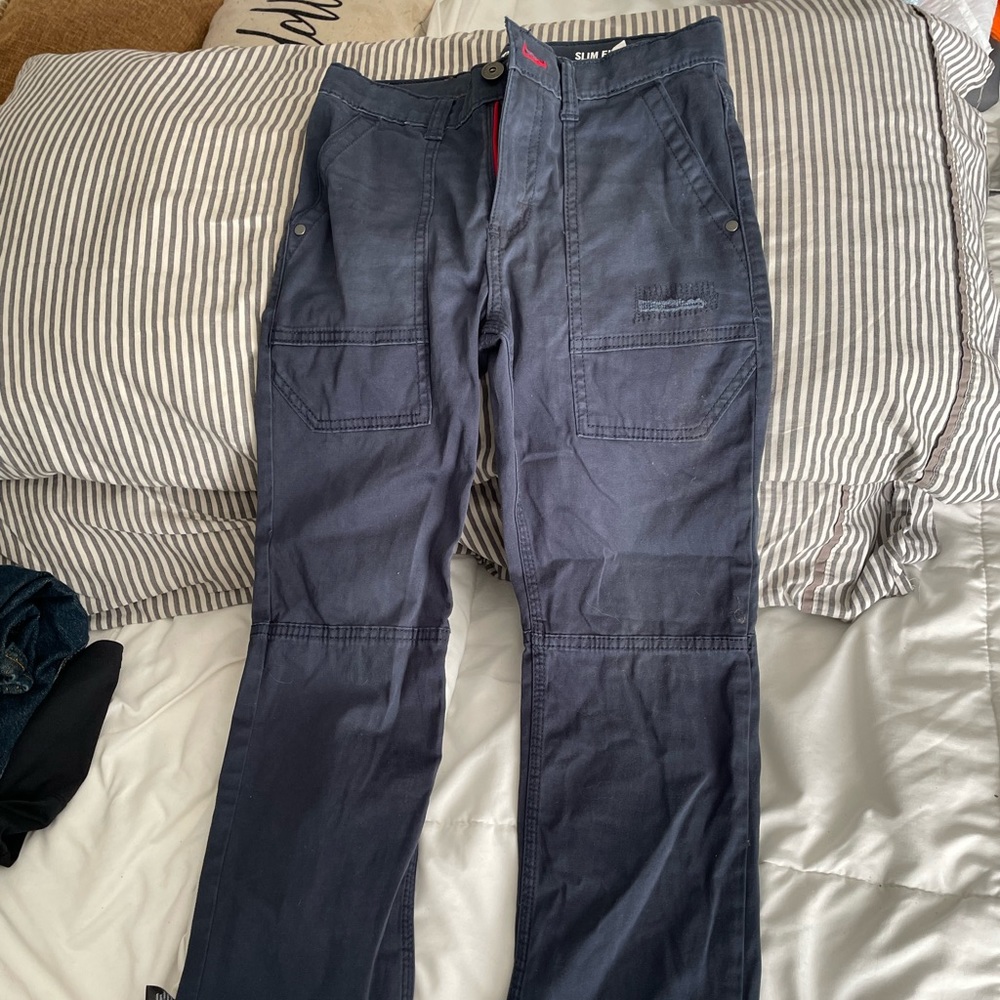 Boys blue chino wranglers size 10